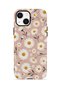 iPhone 15 Magsafe Vorian مع حماية هجينة Daisy Mocha Garden