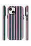 iPhone 14 Plus Vorian MagSafe Double-Layered Case in Pink Navy Cabana - 2