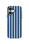 iPhone 16 Plus Vorian MagSafe Double-Layered Case, Navy Riviera Stripe