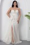 Strapless Neckline Stoned Rose Detail Lace Dress Ecr5859 - 8