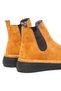 Genuine Leather Women's Chelsea Boots with Fur-Trimmed Design - 7