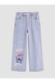 I Wide-Legged Popular Cartoon Hero Themed and Angel Printed Girls' Jean Pants from Freezen Store - 3