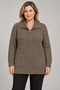 New Style Women's Mid-Age and Older Knit Zipper-Front Hattuş Mother Cardigan 2711