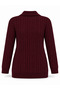 New Style Women's Mid-Age and Older Knit Zipper-Front Hattuş Mother Cardigan 2711 - 4