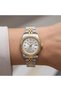 Gold and Silver-Toned Steel Case with Gem-Set Dial and Date Window Nm001001-03 Women's Watch - 2