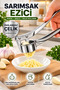 Round Shape Garlic Crusher Press Chamber Steel Garlic Grater