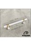 Esin White Gold 128 mm Handle Luxury Country Kitchen Furniture Cabinet Drawer Handle - 5