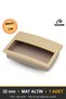 Recessed Matte Gold 32 mm Handle Luxury Country Kitchen Furniture Cabinet Drawer Handle - 3