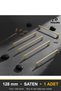 Delicate Handle - Luxury Country Kitchen Cabinet Drawer Handle, Satin Finish, 128 mm - 4