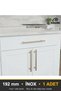 Best İnox 192 mm Handle Luxury Country Kitchen Furniture Cabinet Drawer Handle - 7