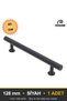 Best Black 128 mm Handle Luxury Country Kitchen Furniture Cabinet Drawer Handle - 3