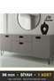 Recessed Black 96 mm Handle Luxury Country Kitchen Furniture Cabinet Drawer Handle - 7