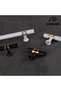 Esin Black Gold Button Handle Luxury Country Kitchen Furniture Cabinet Drawer Handle - 9