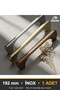 Marsel İnox 192 mm Handle—Luxury Country Kitchen Cabinet and Drawer Handle - 9