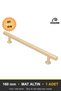 Best Mat Gold 160 mm Handle Luxury Country Kitchen Furniture Cabinet Drawer Handle - 3