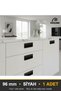 Recessed Black 96 mm Handle Luxury Country Kitchen Furniture Cabinet Drawer Handle - 8