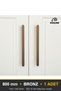 Safran Bronze 800 mm Handle Luxury Country Kitchen Furniture Cabinet Drawer Handle - 5