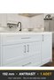 Delicate Handle - Luxury Country Kitchen Cabinet Drawer Handle, Anthracite, 192 mm - 5