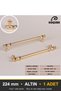 Şehzade Altın 224 mm Handle—Luxury Country-Style Kitchen Cabinet and Drawer Handle - 3