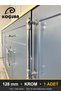 Şehzade Chrome 128 mm Handle—Luxury Country Kitchen Cabinet and Drawer Handle - 6
