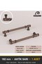 Şehzade Antique Yellow 192 mm Handle—Luxury Country Kitchen Cabinet and Drawer Handle - 3