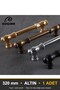 Şehzade Altın 320 mm Handle—Luxury Country-Style Kitchen Cabinet and Drawer Handle - 9