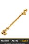 Şehzade Altın 192 mm Handle—Luxury Country Kitchen Cabinet and Drawer Handle