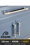 Şehzade Chrome 128 mm Handle—Luxury Country Kitchen Cabinet and Drawer Handle - 5