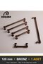 Zümra Bronze 128 mm Handle—Luxury Country Kitchen Cabinet and Drawer Handle - 6