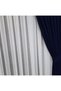 DARK NAVY BLUE, TIGHT-PLEATED 1X3 Drapery Curtain, Single Panel - 3