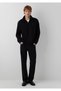 M0S20105 Men's Sweatshirt with Seal Logo Detail and Half-Zip Closure, Black. - 2