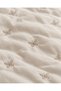 Marshmallow Ruffled Bedspread Set (Single / 180x240) BUTTERFLY PATTERN BEIGE - 3