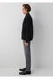 Black Sweatshirt with Zipper 0S20054-900 - 4