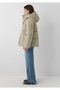 Water-Repellent Beige Puffer Coat with Hood 1110862-70360 - 4