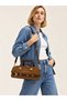 Women's Suede Fabric Luxury Design Clutch Bag with Adjustable Straps and Zipper DIMENSIONS: 29 X 13 X 8 CM - 5