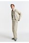 Beige Knitted Interlock Trousers 0010521-70322 - 2