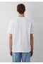 Pro Printed White T-Shirt Loose Fit / Relaxed Comfortable Cut 0620059-620 - 5