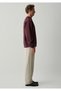 M0S10634 Basic Men's Sweatshirt Bordo - 6