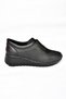 S540045503 Black Genuine Leather Casual Women's Shoes - 2