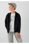 Black Hooded Zippered Sweatshirt 6S10217-900 - 2