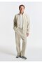 Beige Knitted Interlock Trousers 0010521-70322
