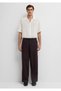 Wide Leg Brown Trousers 0010635-70220 - 4