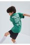 Printed Green Boy's T-Shirt M6610414-71697 - 2