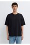Mvjns Printed Black Interlock T-Shirt Boxy Fit 0613306-900 - 3