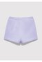 Printed Purple Shorts 7410002-70523 - 4