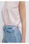 Striped Pink Crop Blouse 1211472-91599 - 8