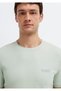 Logo Printed Green Interlock T-Shirt Slim Fit / Narrow Cut 0610360-71464 - 6