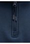 Semi-Zip Navy Blue Basic Sweatshirt 0S10278-70490 - 8