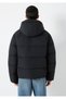 Hooded Black Inflatable Coat 0110756-71379 - 5