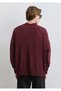 M Printed Burgundy Cardigan Oversize / Wide Cut 0710288-70414 - 6